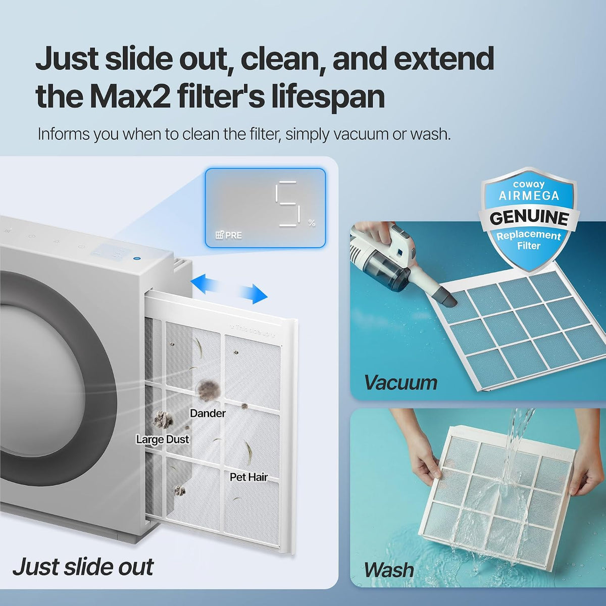 coway airmega mighty2 air purifier, next gen of, view 9