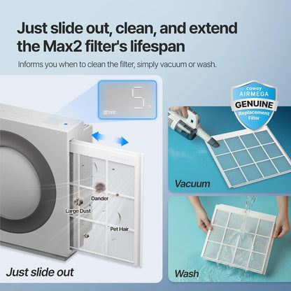 coway airmega mighty2 air purifier, next gen of, view 9