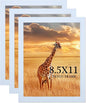 TKYGU 8.5x11 Picture Frame white Set of 3, Certificate Frame Poster and Photo by TKYGU