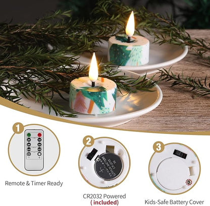 Eywamage Christmas Flameless Tealights - Image 4