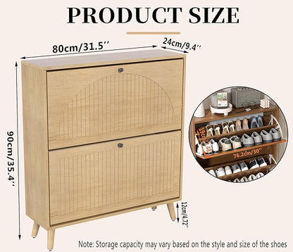 Shoe Storage Cabinet for Entryway - Image 2