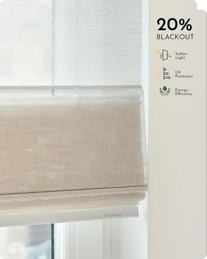 Graywind Smart Roman Shades 20% Blackout Compatible - Image 6