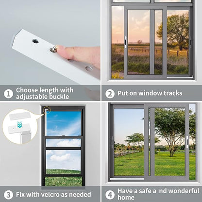 ZhouDaShu Adjustable Window Security Bars, Window Locks Bars - Image 2