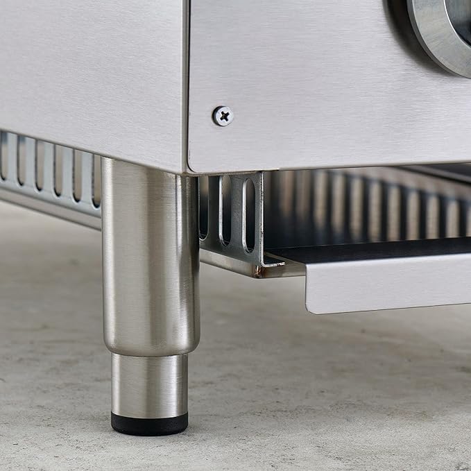 Kratos 15" Wide Commercial Countertop Griddle, Gas Hot Plate - Image 6