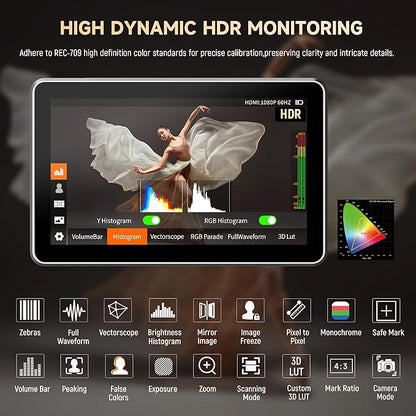 VILTROX DC-X3 2000 Nits SDI Camera Field Monitor Kit - Image 2