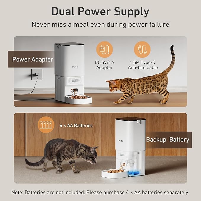 Automatic Cat Feeders, 7L/29 Cups Automatic Dog Feeder - Image 5
