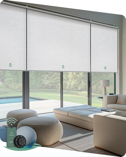 Yoolax Smart Coupled Roller Shades Compatible by Yoolax