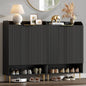 SICOTAS Shoe Cabinet Set of 2-56 Pairs Large Shoe Storage Cabinet, 50.7" Tall by SICOTAS