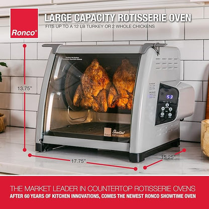 Ronco 6000 Platinum Series Rotisserie Oven, Digital Display, 12-Pound Capacity - Image 2