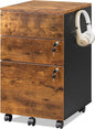 DEVAISE 3 Drawer Rolling File Cabinet by DEVAISE
