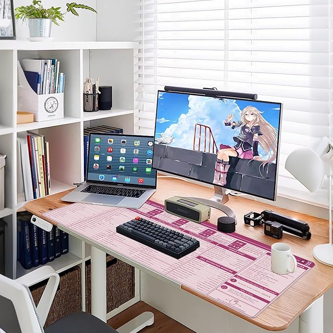 Baziabbo Office Desk Mat, Excel Cheat Sheet Keyboard Mat, Excel Shortcut Desk - Image 7
