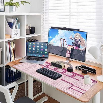 Baziabbo Office Desk Mat, Excel Cheat Sheet Keyboard Mat, Excel Shortcut Desk - Image 7