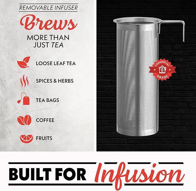 Gourmia Electric Programmable Glass Kettle – 1.7L Temperature Control Tea & - Image 4