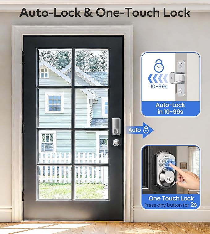 TEEHO TE001K Keyless Entry Door Lock - Image 4