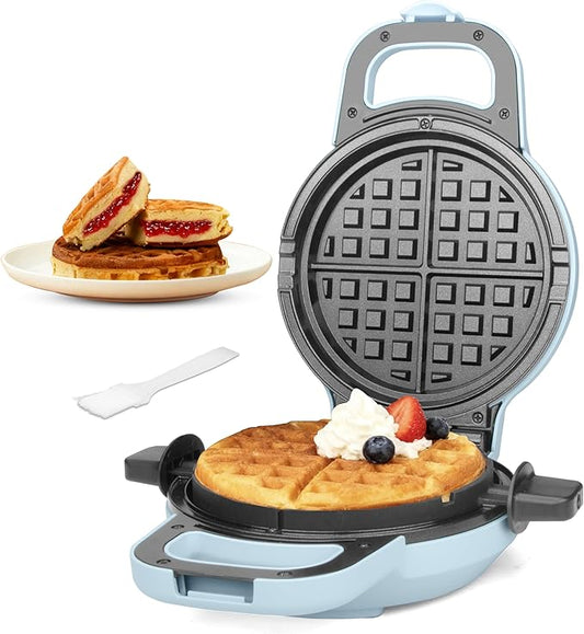 6" Stuffed Waffle Maker Rotating, Flip Waffles Maker Machine by Unknown