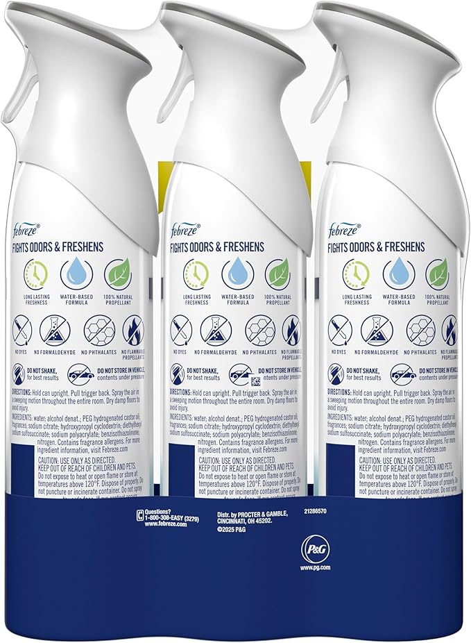 Febreze Air Mist, Air Freshener Spray, Odor Fighting Room Spray, Deodorizer - Image 13