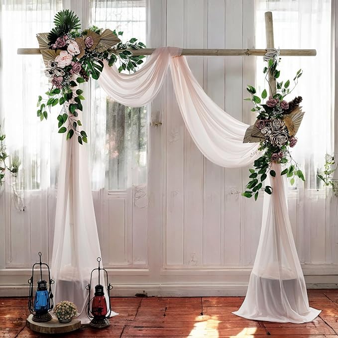 MDS Halloween Chiffon Draping Fabric - 1 Panel, 30" Wide x 50ft Long - S...