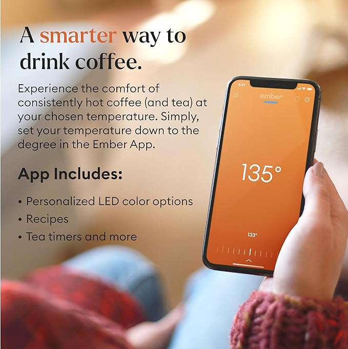 Ember Temperature Control Smart Mug 2, 14 Oz, App-Controlled Heated Coffee Mug - Image 2
