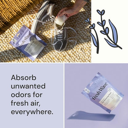 Fresh Wave Lavender Odor Eliminating & Deodorizing Packs | Bag of 6 | Safer - Image 3