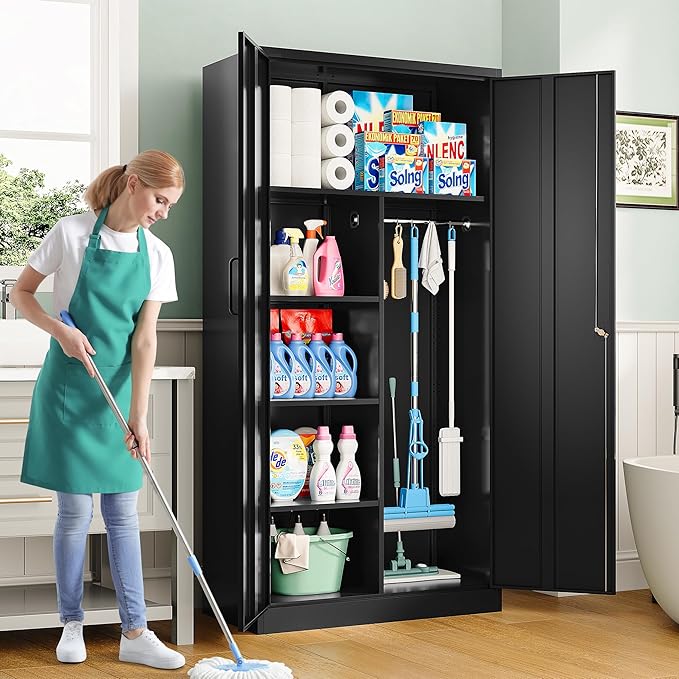 Wide & Deep Metal Storage Cabinet - Image 2