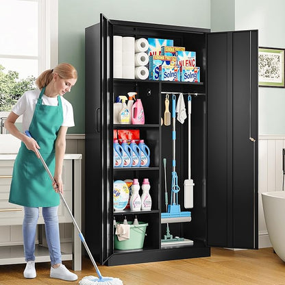 Wide & Deep Metal Storage Cabinet - Image 2