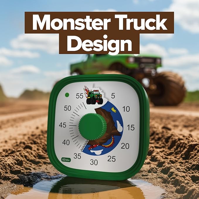 Visual Timer for Kids – Tick Tock Truck Clock - Image 6