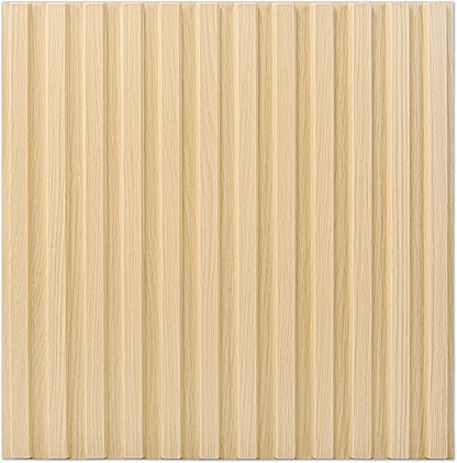 Art3d Slat Wall Panel, 3D Fluted Textured Panel 12-Tile 19.7 x 19.7in. - Image 2