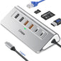 P9R PRO USB C Hub Ethernet, 10 in 1 USB Docking Station 10Gbps by intpw
