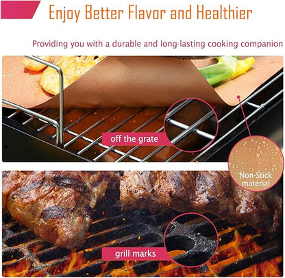 Forever Young & Co. 2 Pack Non-stick Copper Large Oven Floor Protector Liner - Image 4