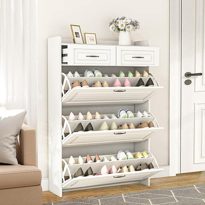 Vibe & Dine Narrow Shoe Organizer Cabinet by VibeDine