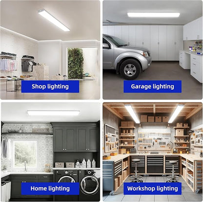 hykolity 4FT LED Wraparound Light, 4 Foot LED Wrap Light Fixture, Flush Mount - Image 8