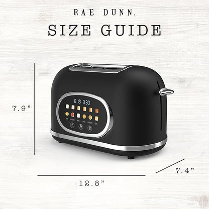 Rae Dunn Retro Digital Electric Toaster, 2 Slice Stainless Steel Toaster - Image 7