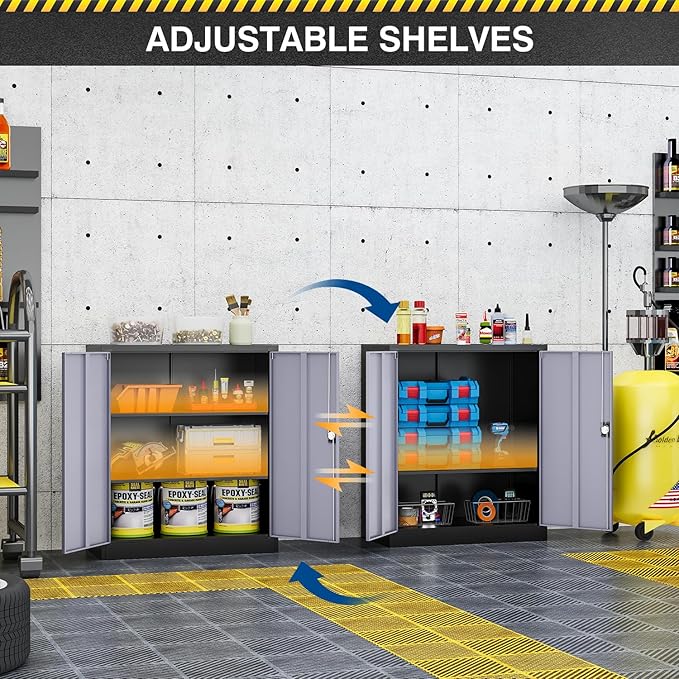 Metal Storage Cabinet-36” Tall Steel File Cabinets - Image 4