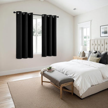 MIULEE Black Blackout Curtains - Image 6
