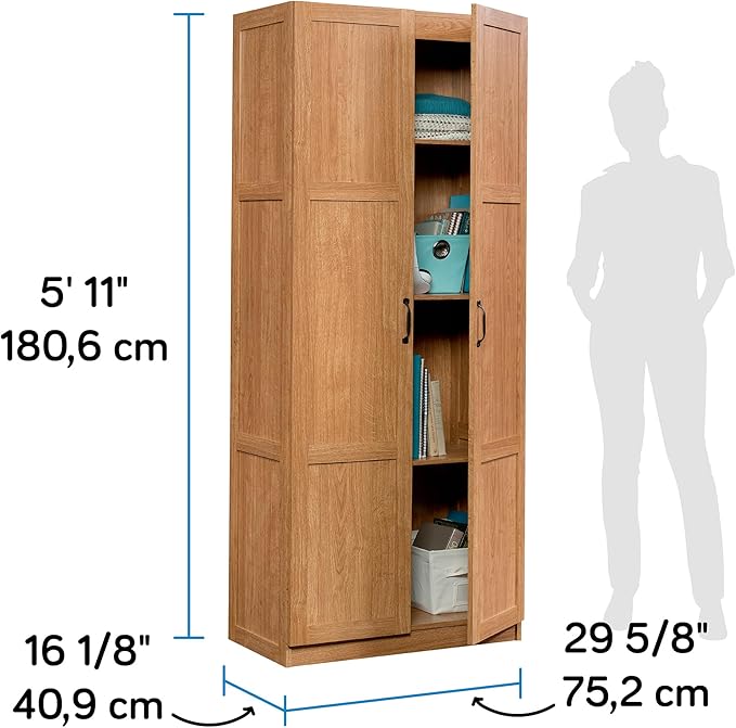 Sauder Select Storage Cabinet, Pantry Cabinet Kitchen Storage - Image 3