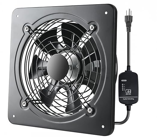 12 Inch Window Exhaust Wall Mounted Ventilation Basement Extractor Industrial by Unknown