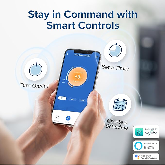 LEVOIT 6L Smart Warm and Cool Mist Humidifiers - Image 6