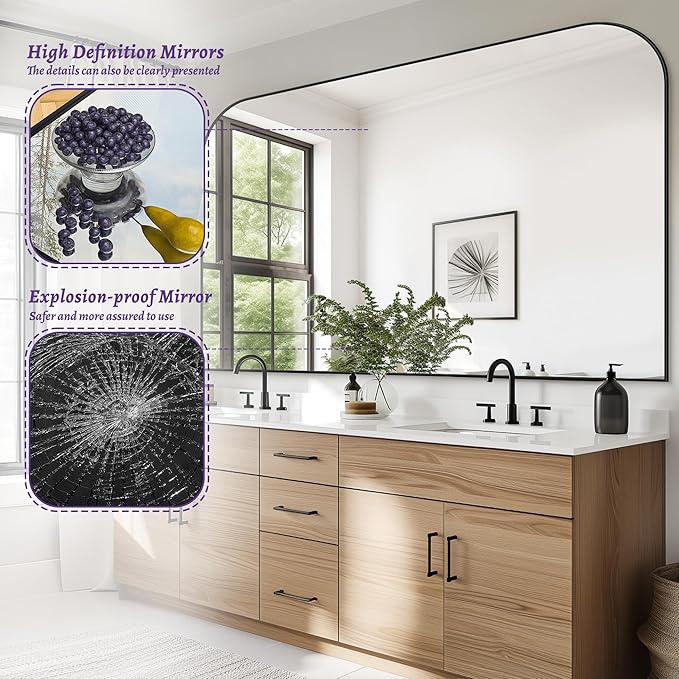 Bathroom Mirror, Wall Mirrors, Bathroom Vanity Mirror - Image 7