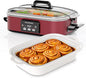 Magnifique 4 Quart Casserole Digital Slow Cooker, Premium Ceramic Bakeware by Magnifique