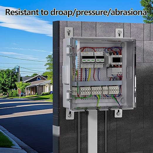ABS Electrical Junction Box, Ventilated Design, Cable Grommets, IP65 Waterproof - Image 7
