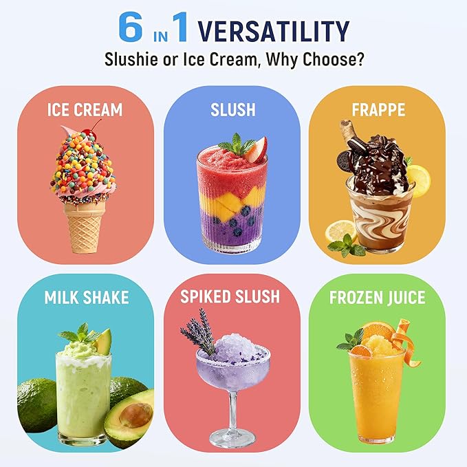 Slushie Machine, 85oz Ice Cream Machine & Slushy Machine - Image 3