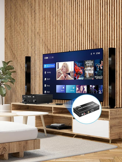 PERESAL HDMI Switch eARC Audio Extractor, 4K@60hz HDMI Audio Splitter - Image 5