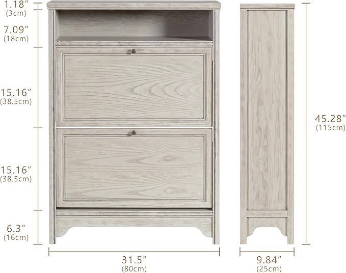 Chogori Wood Shoe Storage Cabinet - Image 2
