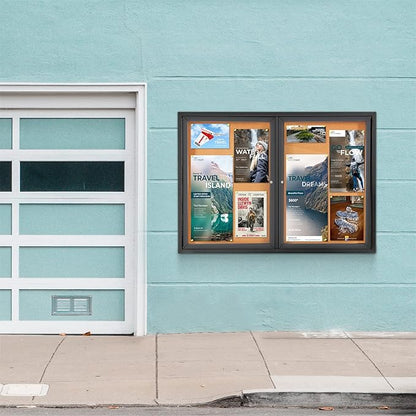 Enclosed Bulletin Board Outdoor Noticeboard - Image 7