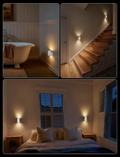 Brightown 2 Pack White Night Lights Plug into Wall, Modern Night Light - Image 6
