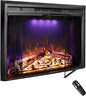 30 Inches Electric Fireplace Insert, 750W/1500W Fireplace Heater by Velaychimney