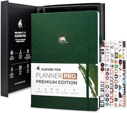 Clever Fox Planner Pro Premium Edition– Luxurious Weekly & Monthly Planner + by CleverFox