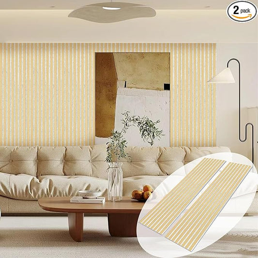 ARMURO Wall Panels for Interior Wall Decor, Oak Wood Veneer Acoustic Wall Panels by ARMURO