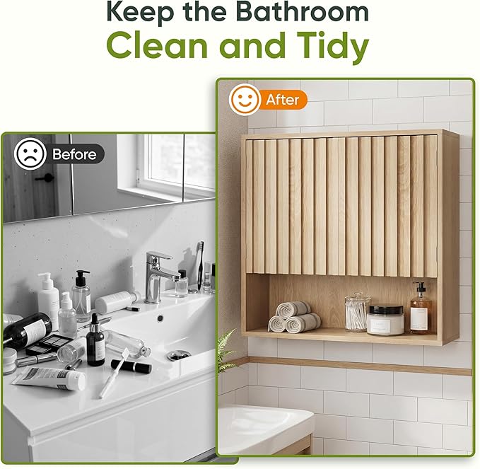 Bathroom Wall Storage Cabinet - Image 6