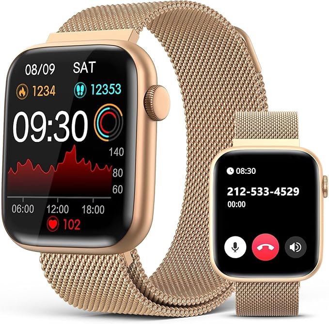 EarlySincere Smart Watches for Women Blood Pressure, 1.9" HD Full Touch Screen by EarlySincere